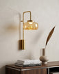 Aurora Luxe Glass Wall Sconce