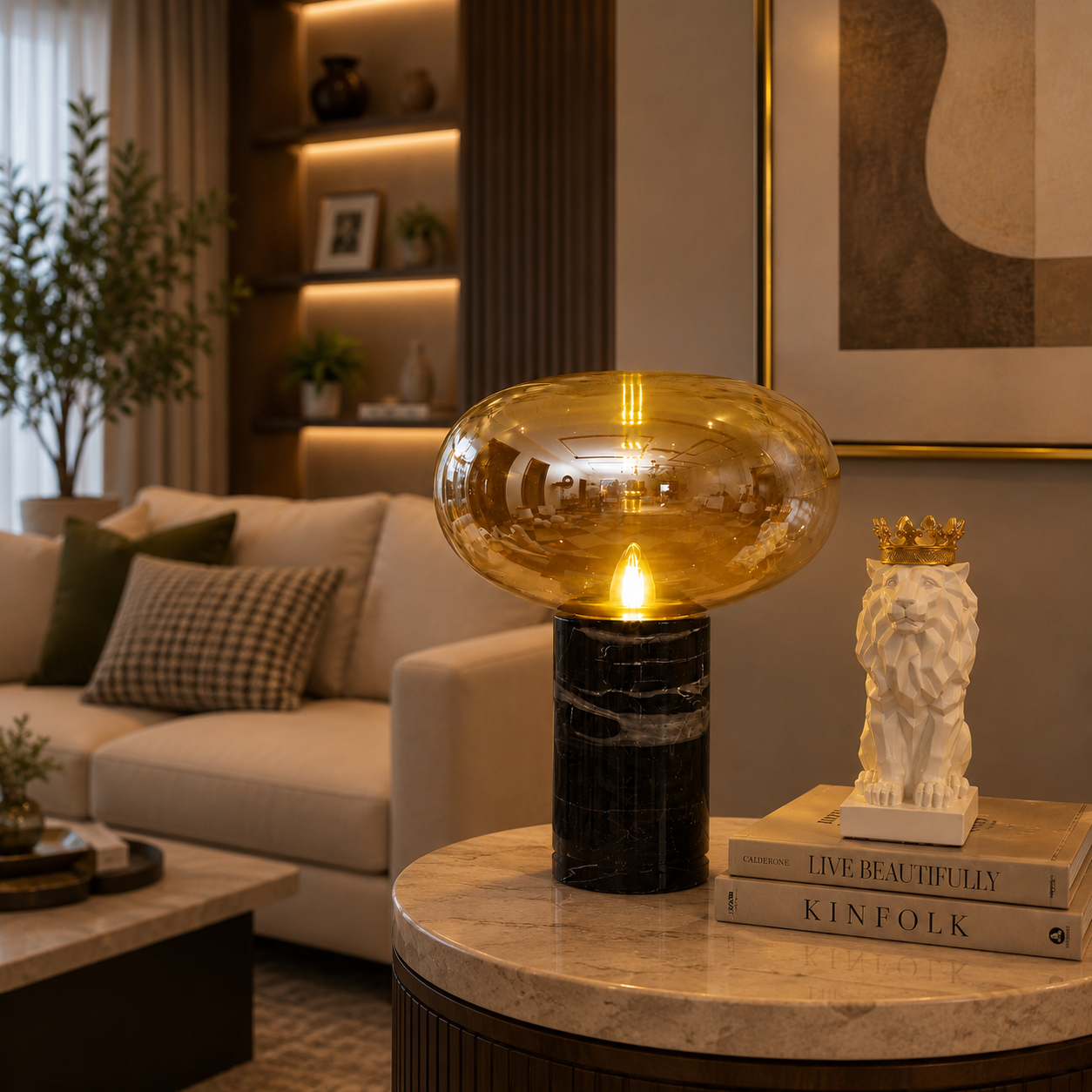 Skyline Sphere Table lamp for Home & Item for Home Decoration