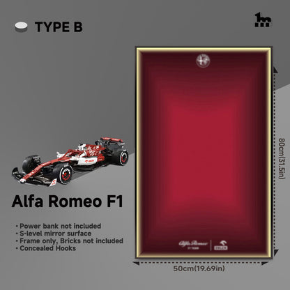Alfa Romeo F1 Car Display frame And LEGO Set