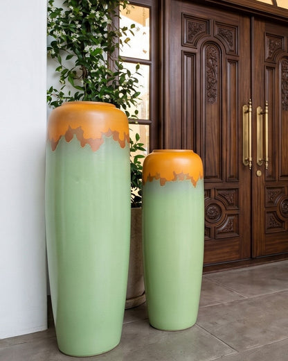 Verdant Harmony Floor Vase - Large