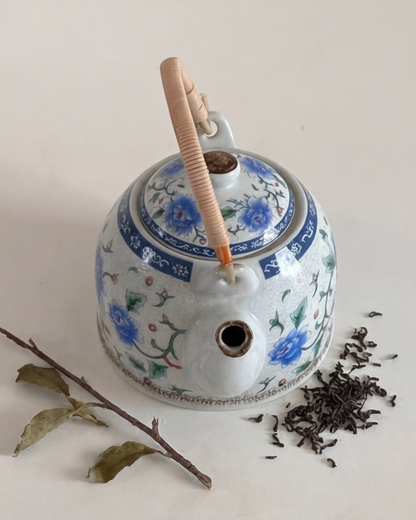 Blue Peony Tea Kettle