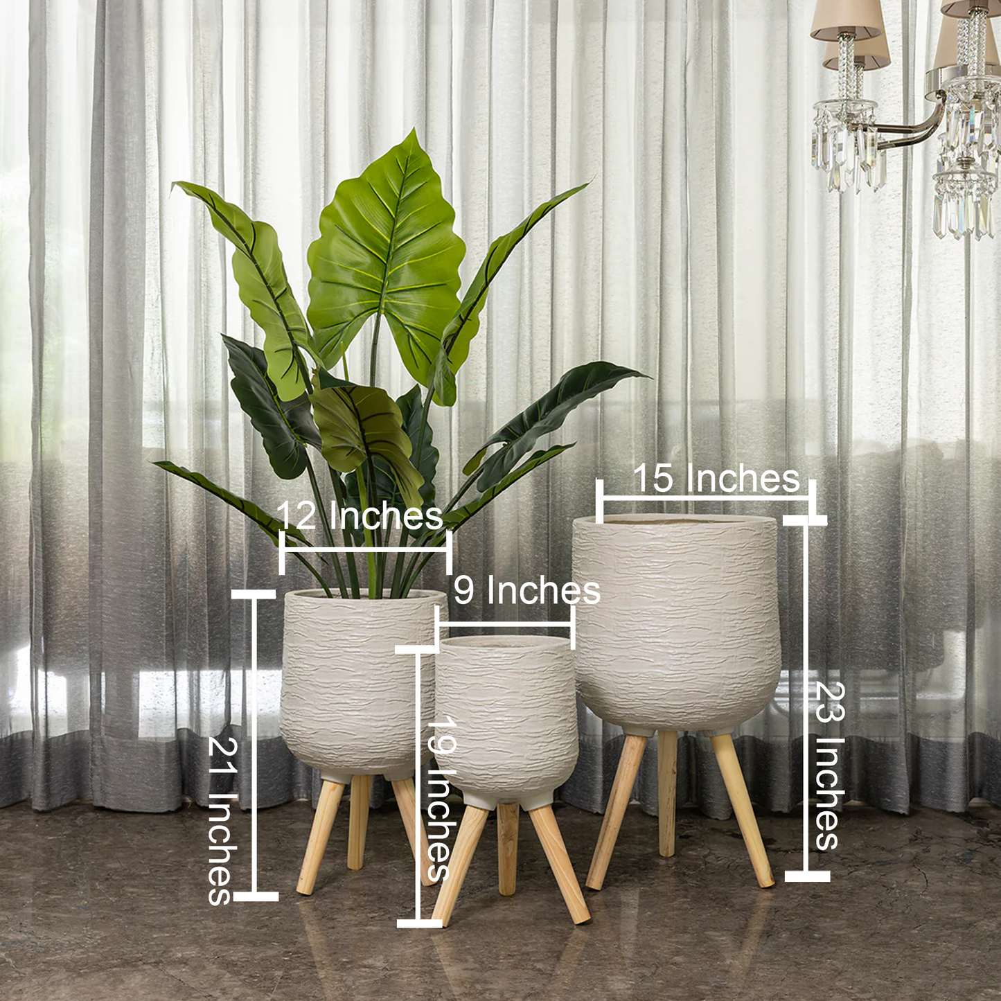 Astral Texture Planter - Set Of 3