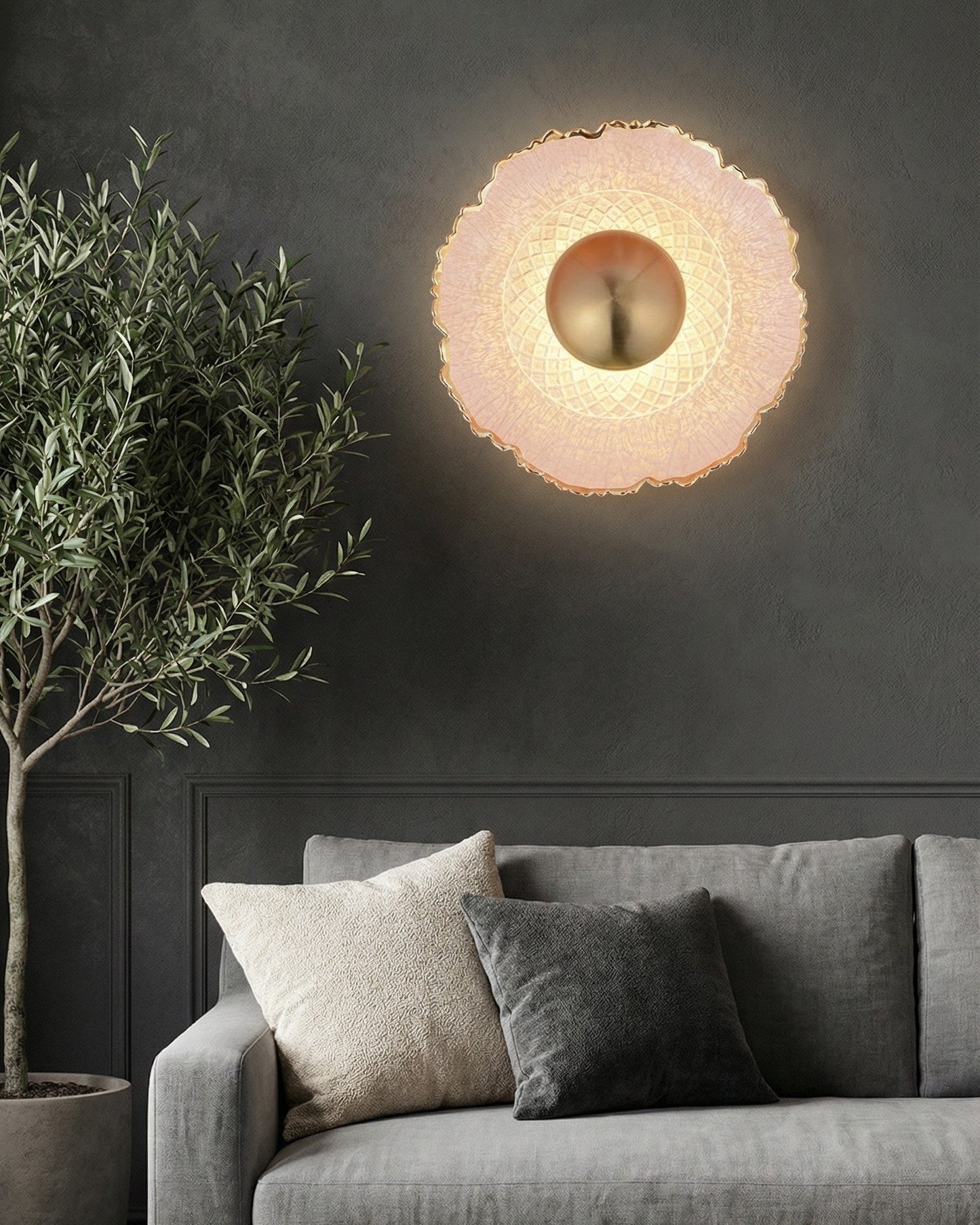Opulenza Radiant Disc Wall Light