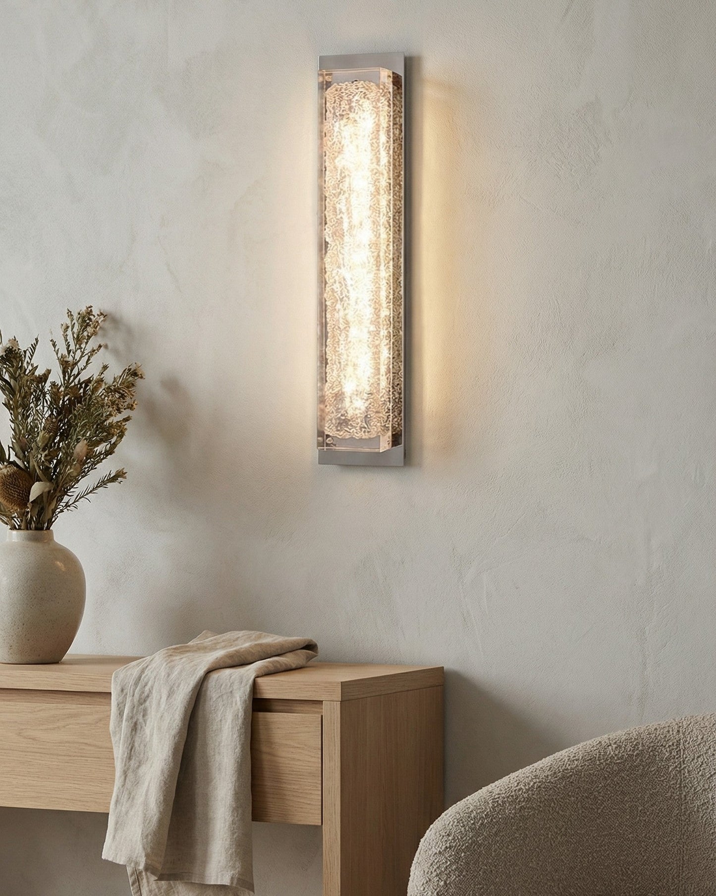 Crystelle Veil Wall Light