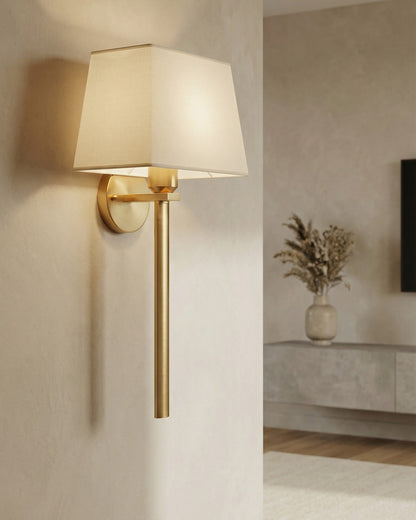 Velmora Shadecrest Wall Light - Gold