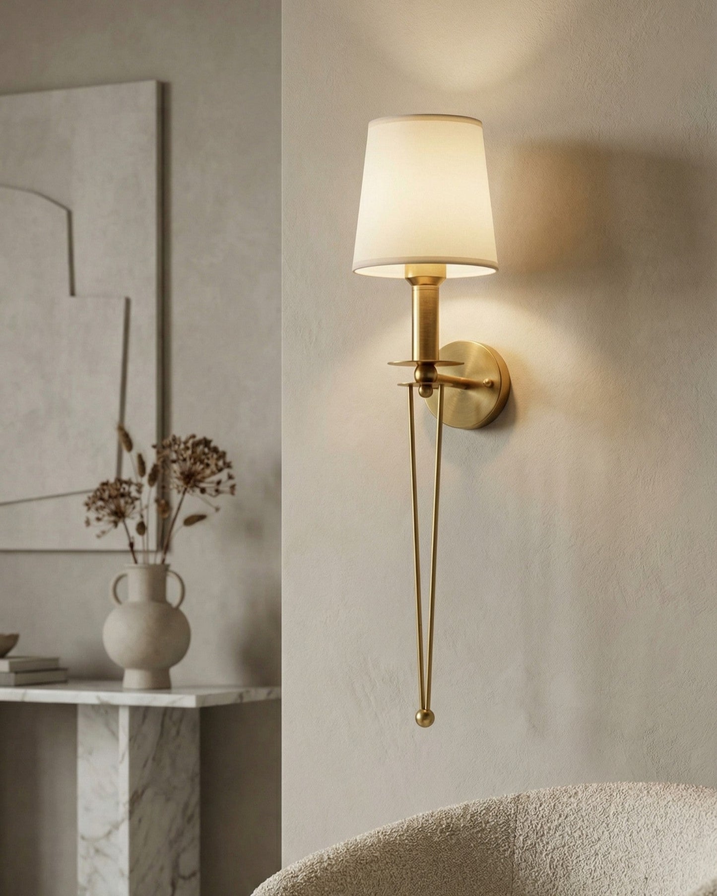 Silvara Taper Wall Light