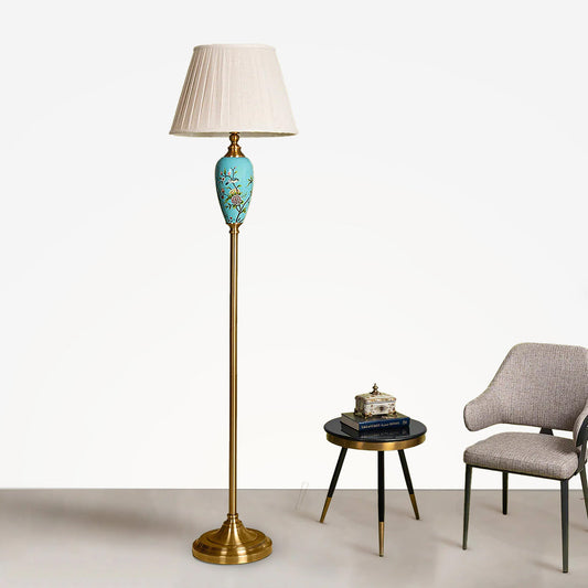 Alabama Floral Base Tall Floor Lamp
