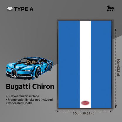 LEGO® TECHNIC™ Bugatti Chiron 42083 Car Display Frame And LEGO Set