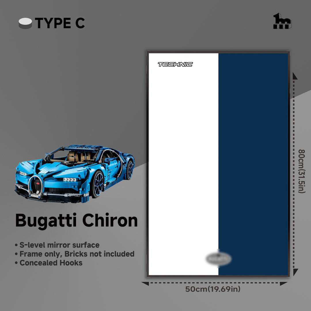 LEGO® TECHNIC™ Bugatti Chiron 42083 Car Display Frame And LEGO Set