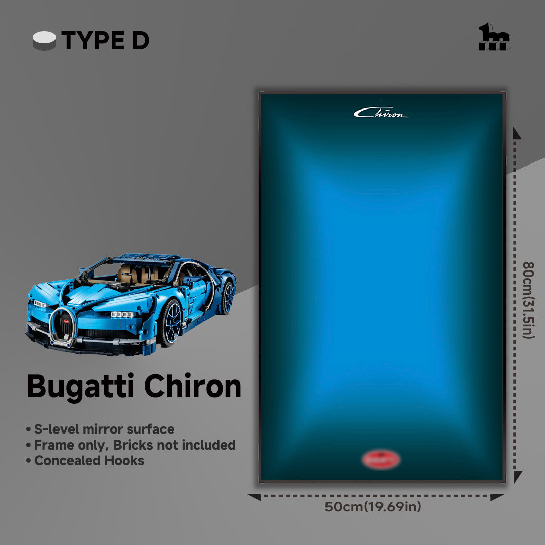 LEGO® TECHNIC™ Bugatti Chiron 42083 Car Display Frame And LEGO Set