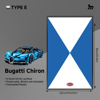 LEGO® TECHNIC™ Bugatti Chiron 42083 Car Display Frame And LEGO Set