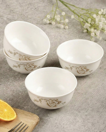Classic Floral Porcelain Katori