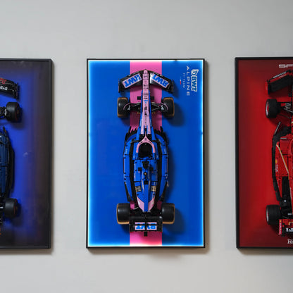 CaDA BWT Alpine F1 A525 Car display Frame And LEGO Set