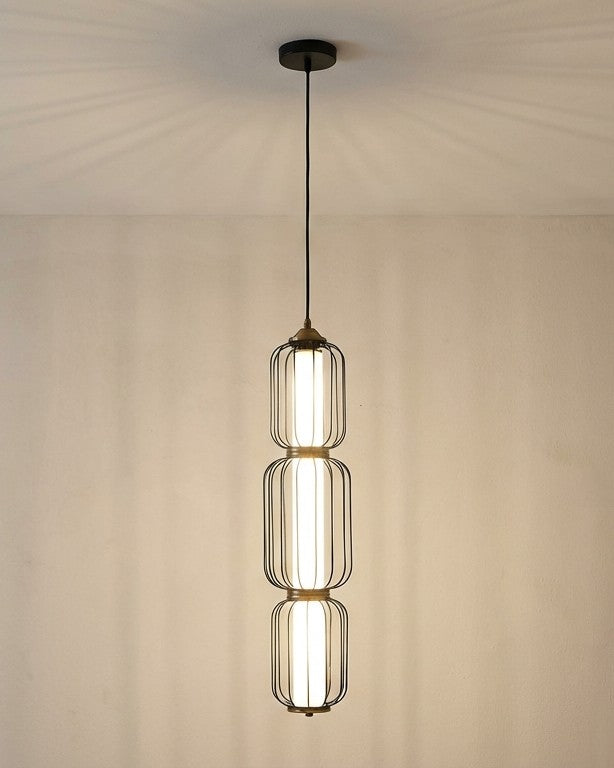 Vertique Cage Column Pendant Light