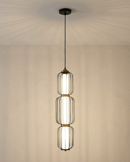 Vertique Cage Column Pendant Light