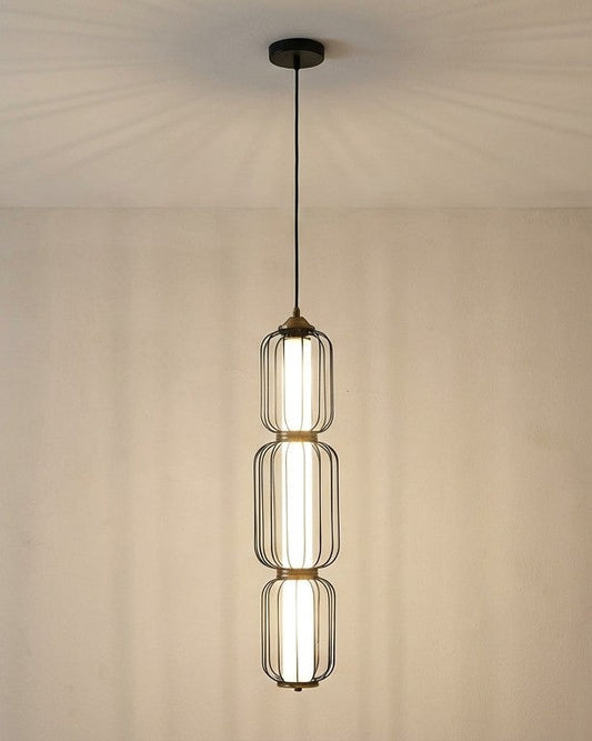 Vertique Cage Column Pendant Light