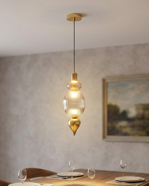 Orlina Crystal Drop Pendant Light