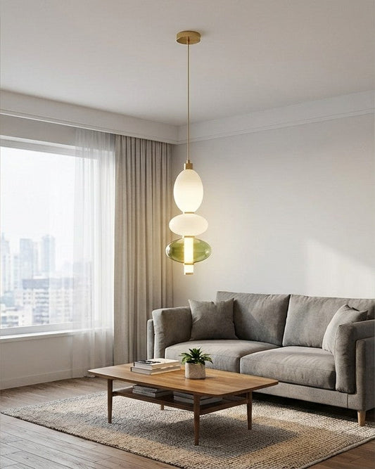 Opalune Stacked Pendant Light