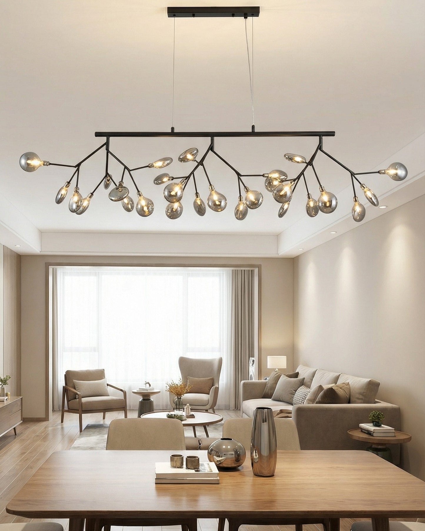 Branch Style Linear Chandelier