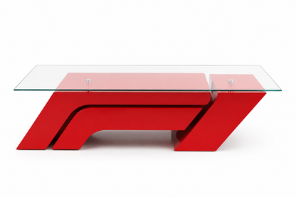 F1 Modern Glass Coffee Table