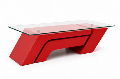 F1 Modern Glass Coffee Table