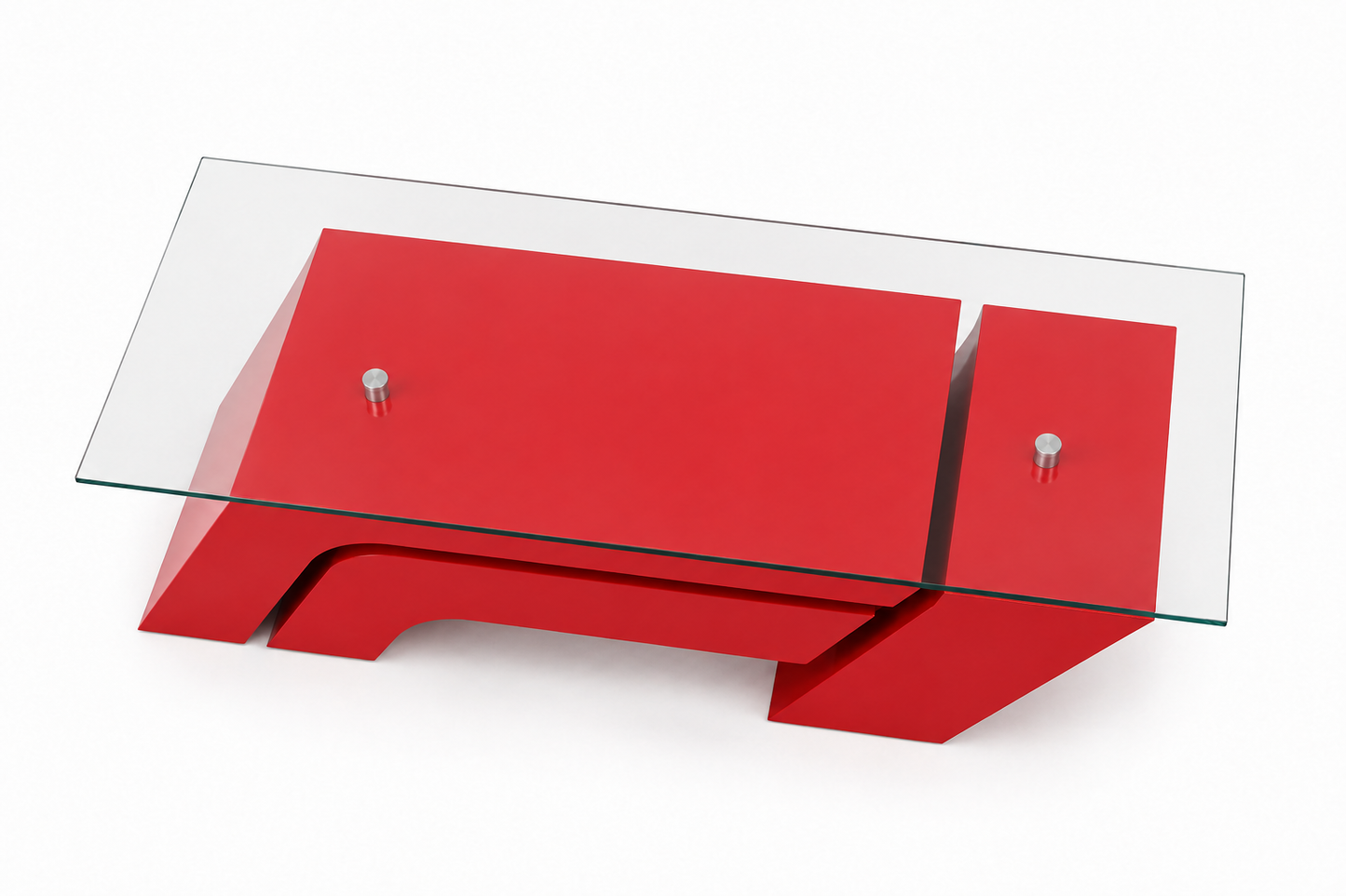 F1 Modern Glass Coffee Table