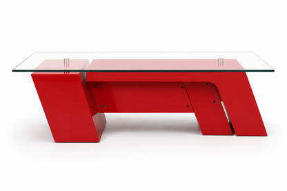 F1 Modern Glass Coffee Table