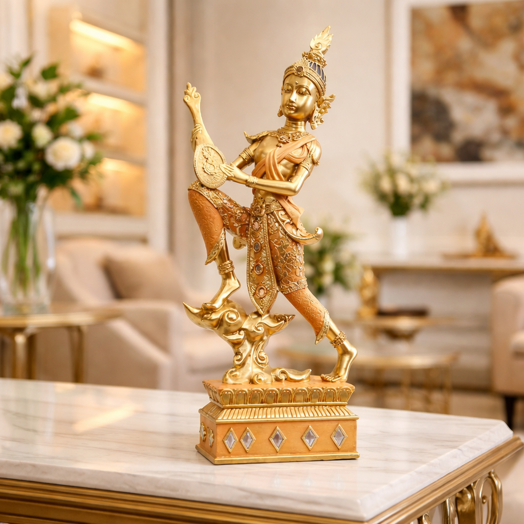 Peaceful Dance Buddha Home Decoration Showpiece & Items for Room Decoration