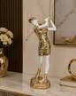 Golden Swing Golf Lady Figurine
