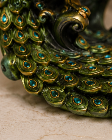 Royal Peacock Decorative Bowl
