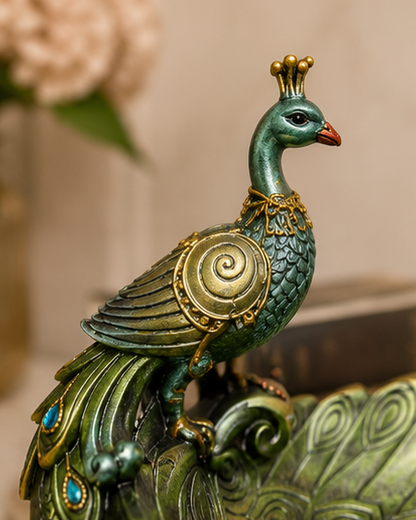 Royal Peacock Decorative Bowl