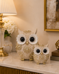 Wisdom Decorative Owl Figurine - Set Of 2