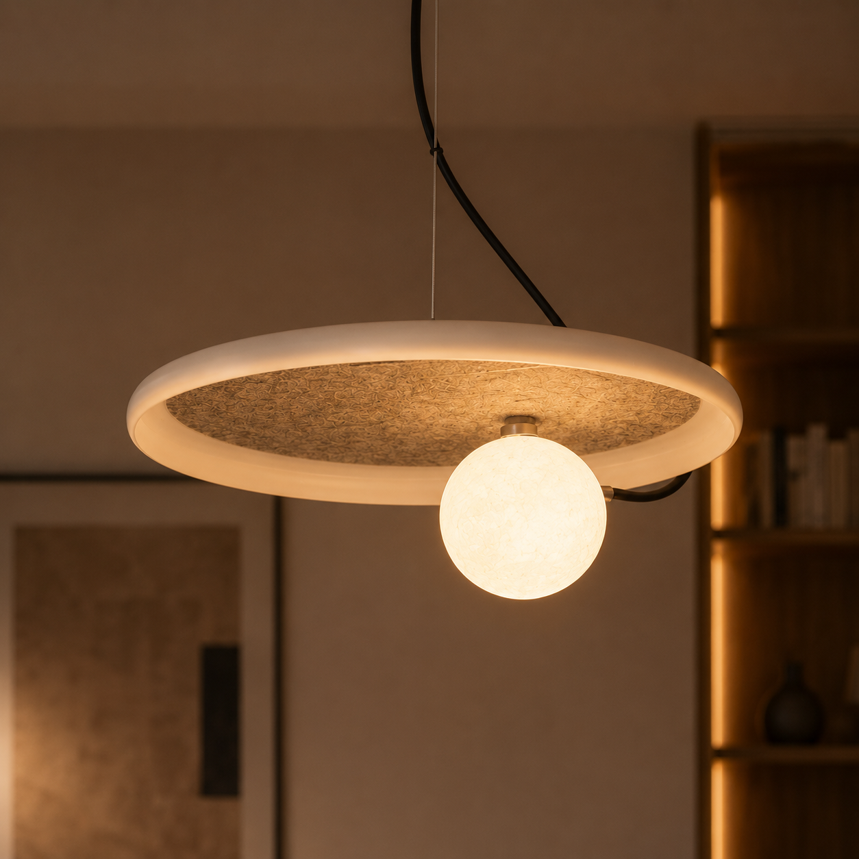 Quantum Ceiling Light For Home & Home Decoration Item - White