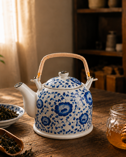 Imperial Blue Blossom Tea Kettle