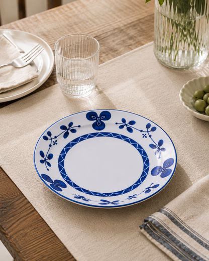 Heritage Blue & White Ceramic Platter