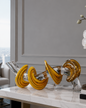 Decorative Spiral Glass Art Sculpture