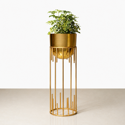 Dripping Luxury Metal Gold Planters - Big