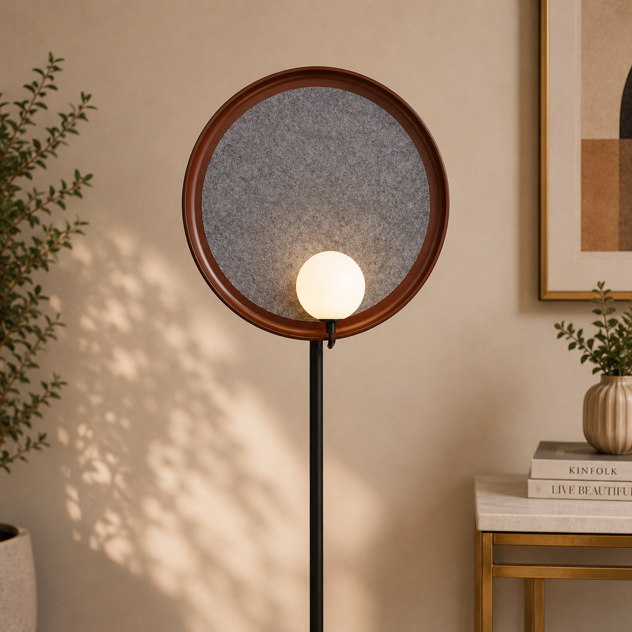 Quantum Glow Floor lamp & Item for Home Decoration - Red
