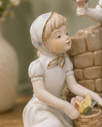 Whispers of Childhood - Fine Porcelain Figurine
