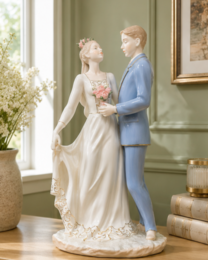 The Romantic Couple - Fine Porcelain Figurine
