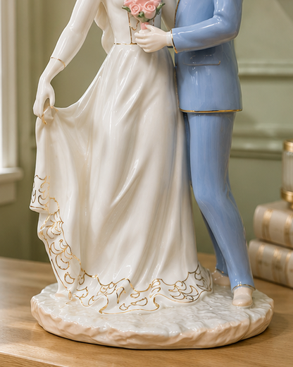 The Romantic Couple - Fine Porcelain Figurine