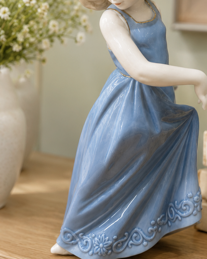 Belle in Blue - Fine Porcelain Figurine