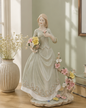 Elegant Floral Lady - Fine Porcelain Figurine