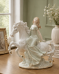 Majestic Ride Victorian Lady - Fine Porcelain Figurine