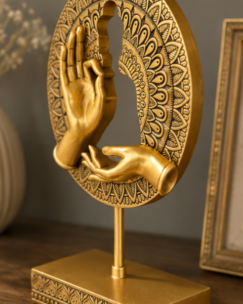 Divine Harmony Hand Table Top Decor