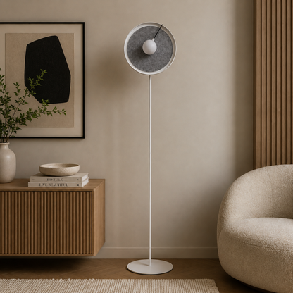 Quantum Glow Floor lamp & Item for Home Decoration - White