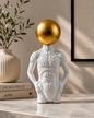 Sphere Head Abstract Decorative Sculpture