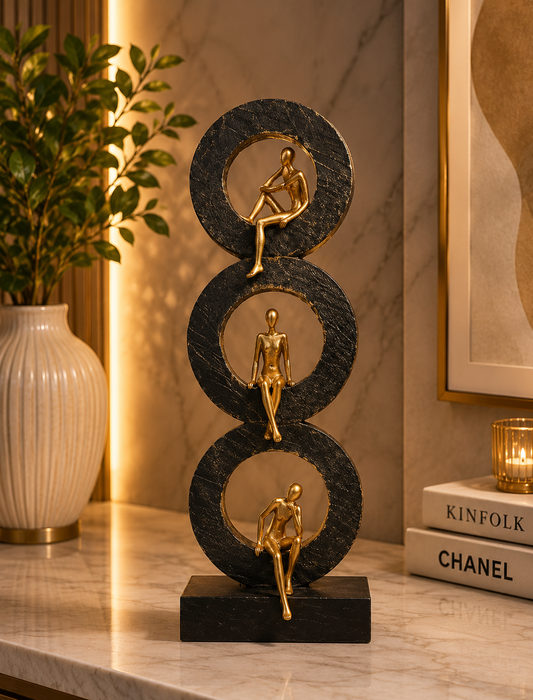 Three Stages of Thought Decorative Sculpture