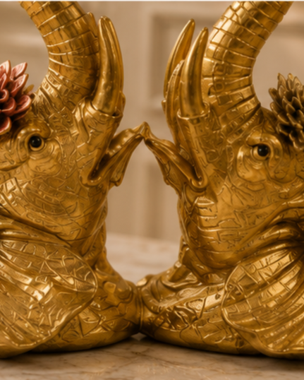 Eternal Love Elephant & Bird Figurine Set
