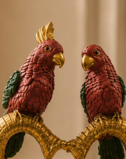 Eternal Love Elephant & Bird Figurine Set